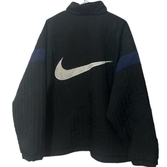 Nike Reversible 90’s Vintage puffy big logo swoosh mens jacket unisex size XL - Picture 6 of 16